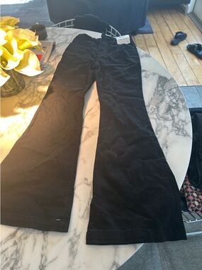 Abercrombie & Fitch Black Flared Women's Jeans